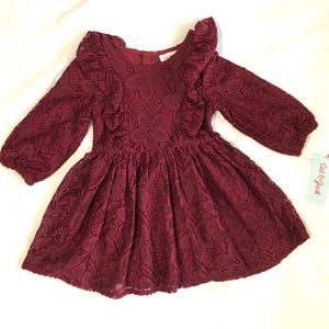 Cat and Jack Lace Ruffle Dress